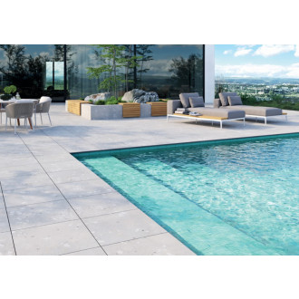 Dlažba Rako Castone Outdoor Cement 60x60 cm mat DAR66856.1