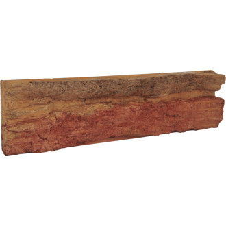 Obklad Vaspo skala ohnivá oranžovočervená 8,6x38,8 cm reliéfna V55100