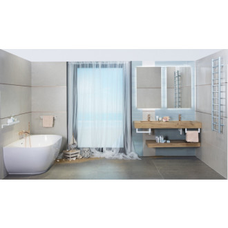 Dlažba Fineza Cement bone 60x120 cm pololesk CEMENT612BO