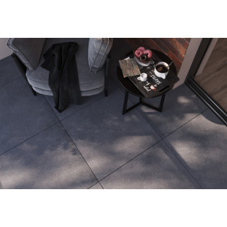 Dlažba Rako Betonico Outdoor čierna 60x60 cm mat DAR66792.1