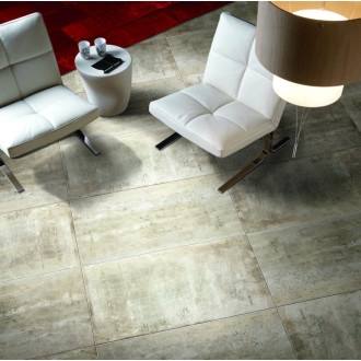 Dlažba Fineza Cement Look biela 60x120 cm mat CEMLOOK612WH