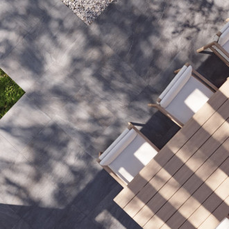 Dlažba Rako Quarzit Outdoor tmavo šedá 60x60 cm mat DAR66738.1