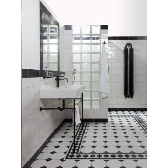 Dlažba Realonda Octagon black 33x33 cm mat OCTAGONBK