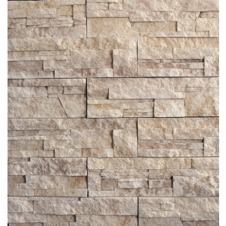 Obklad Vaspo kameň lámaný béžovohnedá 10,7x36 cm reliéfny V53004